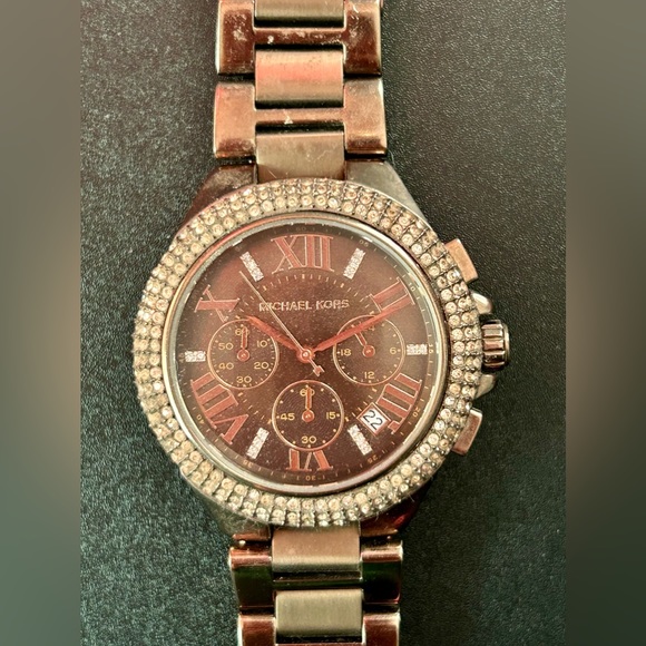 Michael Kors Authentic Chocolate Brown Watch MK5665 - Picture 4 of 7